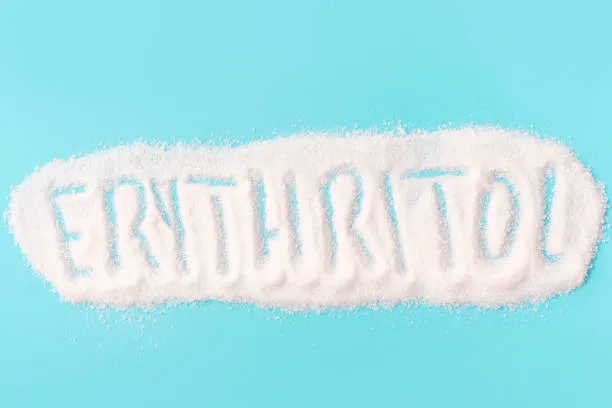 Erythritol E968 white crystalline sweetener for sugar-free confectionery and tabletop blends