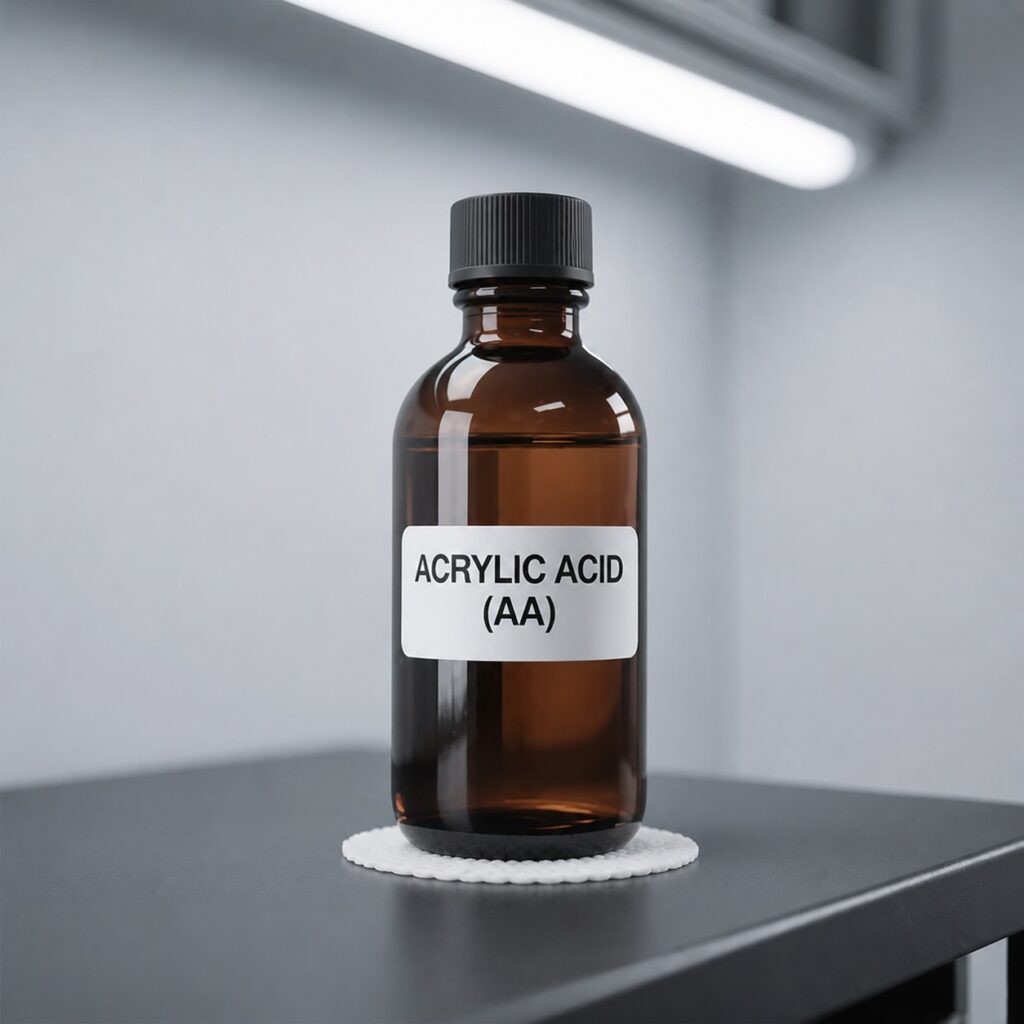 Acrylic Acid AA 99.5% minimum in 200 kg drums, CAS 79-10-7