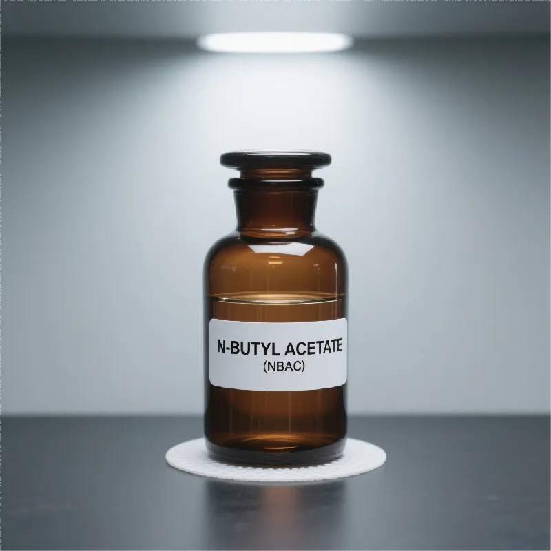 N-Butyl Acetate NBAC 99.5% minimum ester solvent sample for coatings, printing inks, adhesives, and sealants.