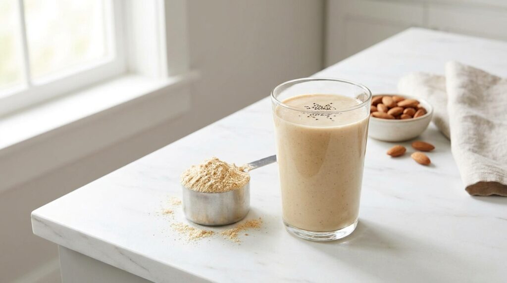 plant protein powder smooth fine