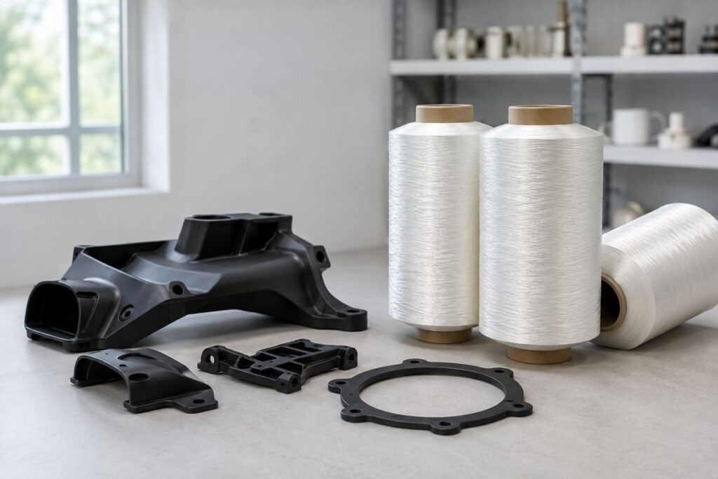 Acrylonitrile is primarily an industrial feedstock for fibers, plastics, rubber, and chemical intermediates.
